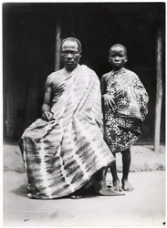 An Ivory-Coast Christian and his son, c.1935